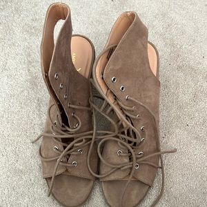 American Eagle Lace-Up Heels